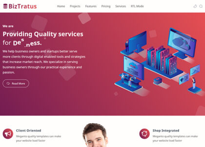 BizTratus blogger template