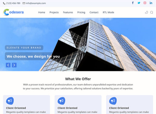 Codesera blogger template