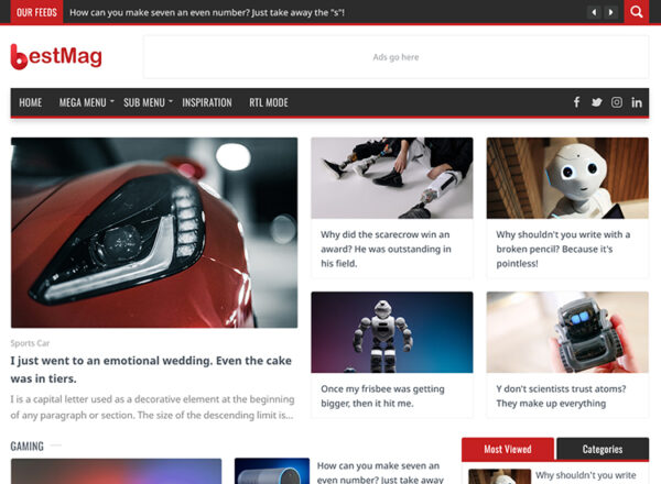 BestMag blogger template