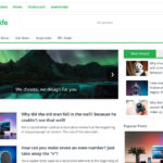 FreshLife blogger template